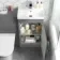 Avon Stone Grey Combination Vanity Basin and Aruba Toilet 950mm