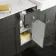 Monaco Graphite Grey Combination Vanity Basin with Marble Top and Seattle Toilet 1500mm