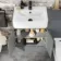 Harper Stone Grey Combination Vanity Basin and Boston Toilet 1200mm - Black Accents