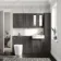 Monaco Graphite Grey Combination Vanity Traditional Basin and Boston Toilet 1500mm