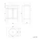 Bermuda Dove Grey Vanity with Oval Counter Top Basin 600mm - Brushed Brass Accents