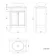 Bermuda Chalk White Vanity with Marble Top & Oval Counter Top Basin 600mm - Brushed Brass Accents