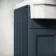 Monaco Inky Blue Traditional Basin Vanity 600mm - Brushed Brass Accents