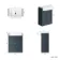 Monaco Inky Blue Traditional Basin Vanity 600mm - Brushed Brass Accents
