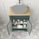 Lucia Midnight Green Cabinet with Oak Effect Top 640mm - Excludes Counter Top Basin