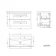 Elba Gloss White Wall Hung Basin Drawer Vanity 800mm - Black Accents