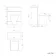 Harper Navy Blue Back To Wall Unit and Houston Toilet