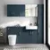 Harper Navy Blue Combination Vanity Basin and Tucson Toilet 1500mm