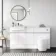 Foster Gloss White Combination Vanity Basin and Boston Toilet 1500mm