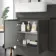 Foster Tungsten Grey Combination Vanity Basin and Houston Toilet 1500mm
