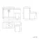 Mersey Gloss White Combination Vanity Basin and Houston Toilet 1300mm