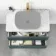 Corsica Midnight Green Wall Hung Drawer Vanity with Marble Top 800mm - Excludes Counter Top Basin