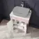 Bermuda Cashmere Pink Cabinet with Marble Top 600mm - Excludes Counter Top Basin