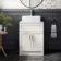 Milos Cotton White Vanity with Troy Basin 600mm - Traditional Handles
