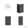 Milos Slate Grey Basin Vanity 500mm - Brushed Handles