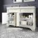 Lucia Chalk White Double Basin Vanity 1200mm - Brass Knurled Handles