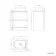 Corsica Gloss White Vanity Drawer with Marble Top & Curved Counter Top Basin 600mm