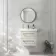Omaha Linen White Wall Hung Basin Drawer Vanity 600mm