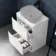 100% Waterproof - Corsica Gloss White PVC Drawer Vanity with Marble Top 600mm (Excludes Counter Top Basin)