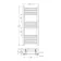 Barcelona Electric Chrome Straight Heated Towel Rail 1000x400mm