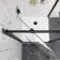 London Matt Black 6mm Pivot Shower Enclosure 760x760mm