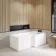 L Shaped 1700 Shower Bath - Right Handed