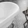 Grosvenor 1800mm Roll Top Bath - Chrome Ball Feet