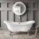 Tonbridge 1600mm Roll Top Bath - Chrome Claw Feet
