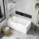 Dover 1600x750 Keyhole Shower Bath & 6mm Easy Clean Screen