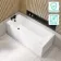 Witney 1700x700 Square Single Ended Bath