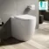 Utah Rimless Comfort Height Back To Wall Toilet With Premium Soft Close Seat