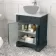 Lucia Inky Blue Cabinet with Marble Top 640mm - Excludes Counter Top Basin
