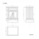 Lucia Inky Blue Cabinet with Marble Top 640mm - Excludes Counter Top Basin