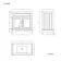 Lucia Inky Blue Basin Vanity 830mm
