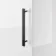 Avon Gloss White Basin Vanity 450mm - Black Accents