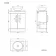 Avon Stone Grey Vanity with Marble Top & Oval Counter Top Basin 600mm - Black Accents