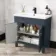 Bermuda Inky Blue Basin Vanity 800mm