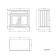 Lucia Chalk White Vanity with Marble Top & Curved Counter Top Basin 840mm - Brushed Brass Accents