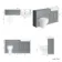 Monaco Dove Grey Combination Vanity Basin and Seattle Toilet 1500mm - Brass Knurled Handles