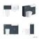 Monaco Inky Blue Combination Vanity Traditional Basin and Boston Toilet 1200mm - Brass Knurled Handles
