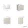 Crete Fluted Linen White Wall Hung Drawer Vanity with Marble Top & Marin Basin 600mm