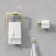 Isla Brushed Brass 3 Pieces Accessory Set