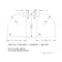 London Offset Quadrant Stone Shower Tray 900x760mm - Left Handed