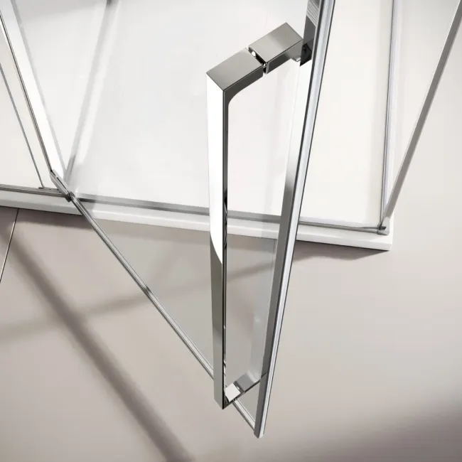 Cologne Stainless Steel Easy Clean 8mm Hinged Shower Enclosure 1400x700mm