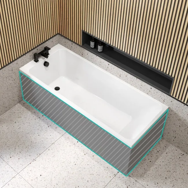 Witney 1700x700 Square Single Ended Bath