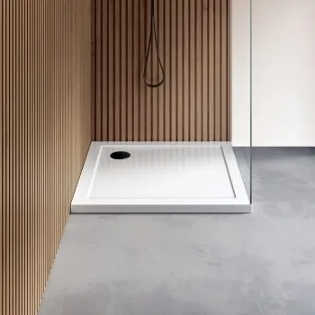 Cairo Square SMC Composite Shower Tray 900x900mm