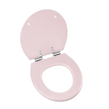 Hudson Traditional Cashmere Pink Wooden Soft Close Seat