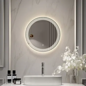 Blake Round Illuminated LED Mirror 500mm