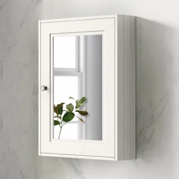 Cotton White Mirror Cabinet 700x500mm