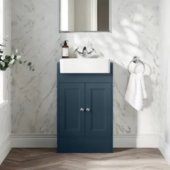 Monaco Navy Blue Basin Vanity 500mm
